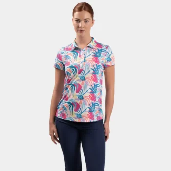 LADIES TROPIC POLO - WHITE