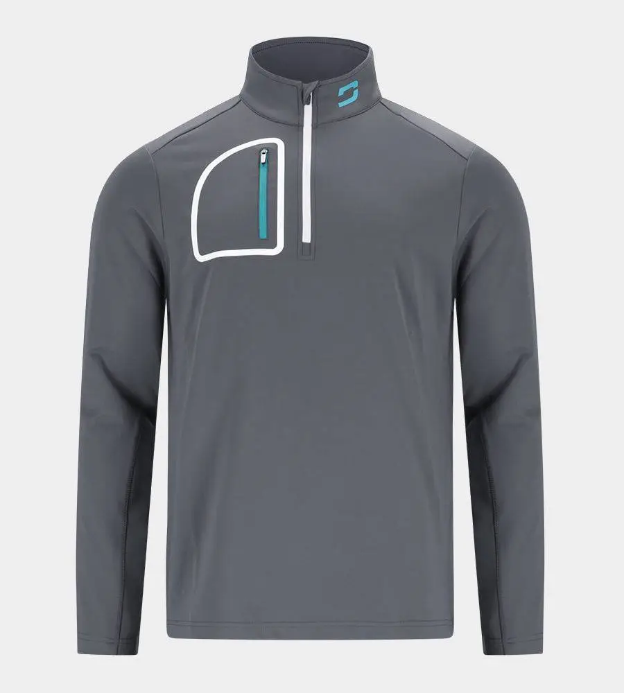 NAUTICAL MIDLAYER - CHARCOAL