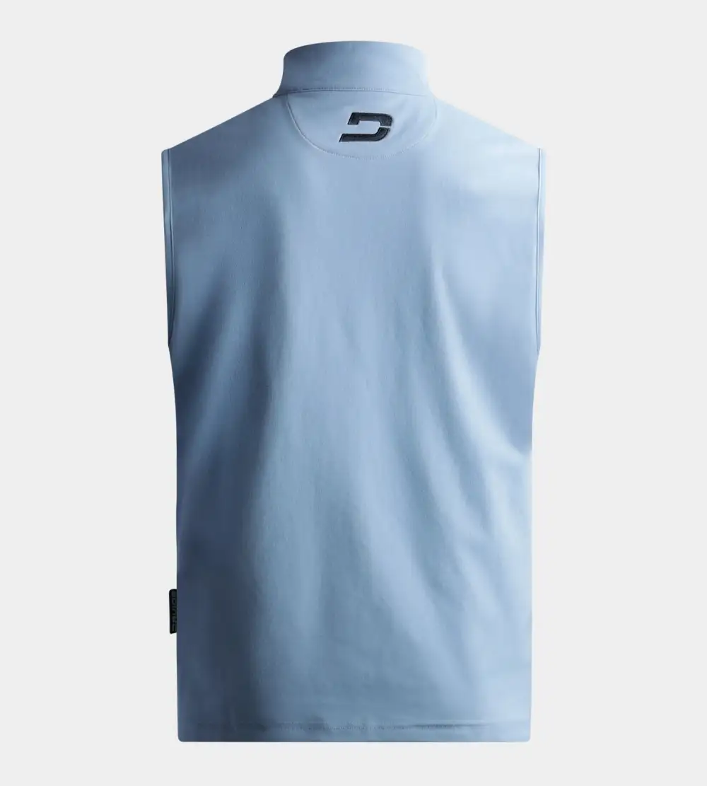 PIQUE SLEEVELESS - BLUE - Image 2