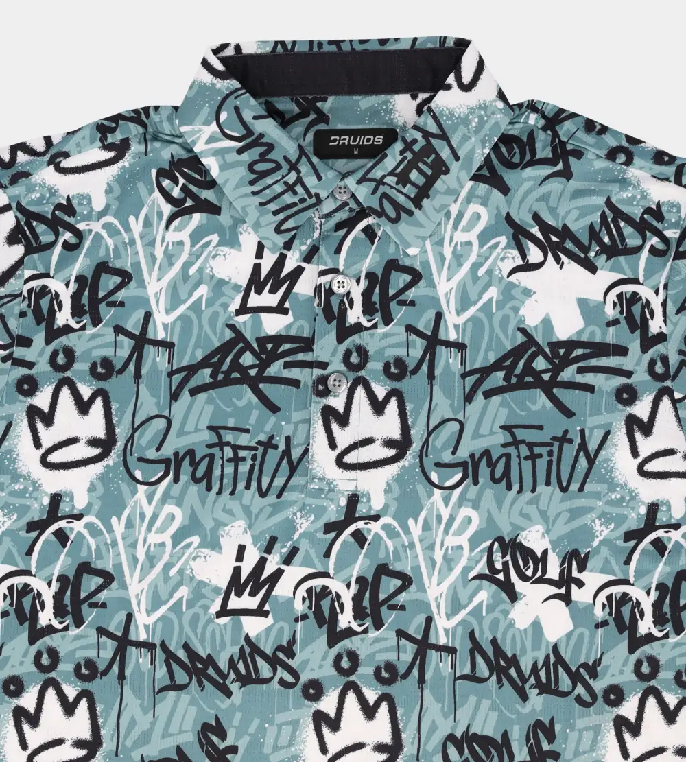 GRAFFITI POLO - SAGE - Image 7