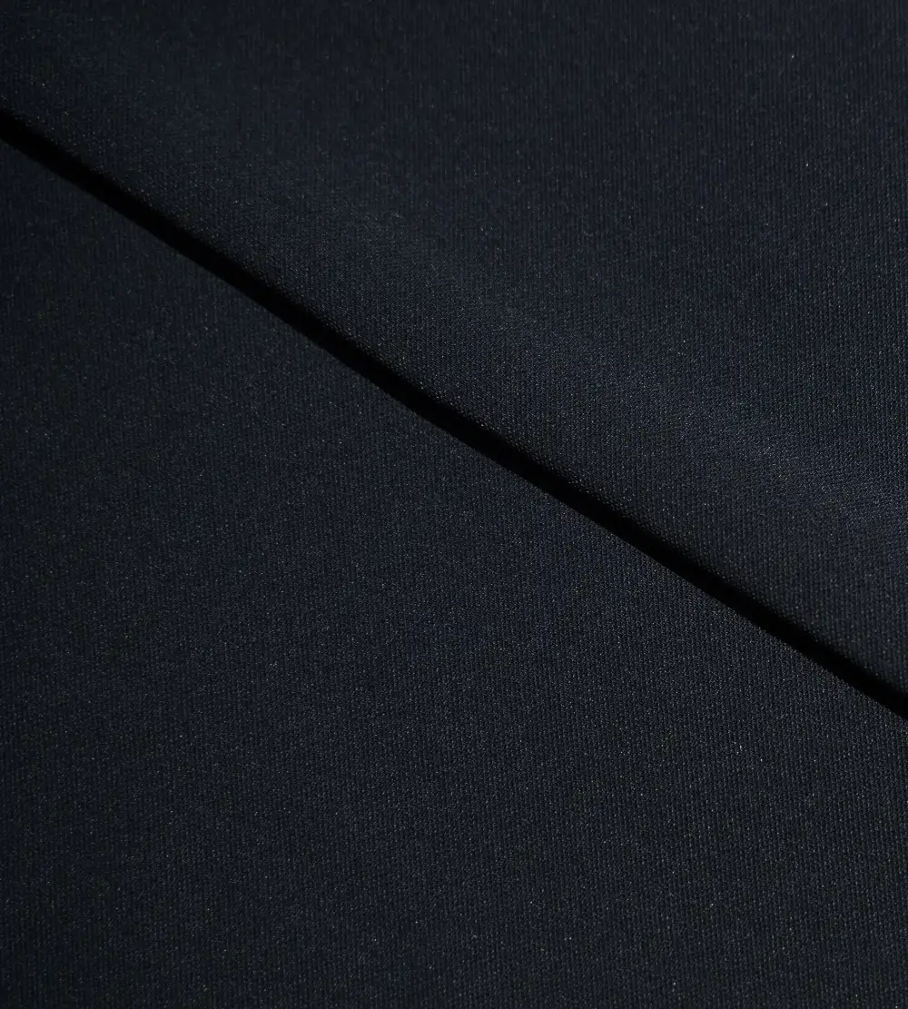 BLOCK PIQUE LONG SLEEVE POLO - NAVY/WHITE - Image 5