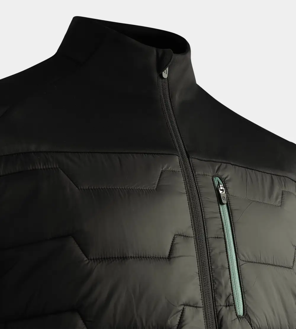 WALTER JACKET - BLACK/SAGE - Image 3