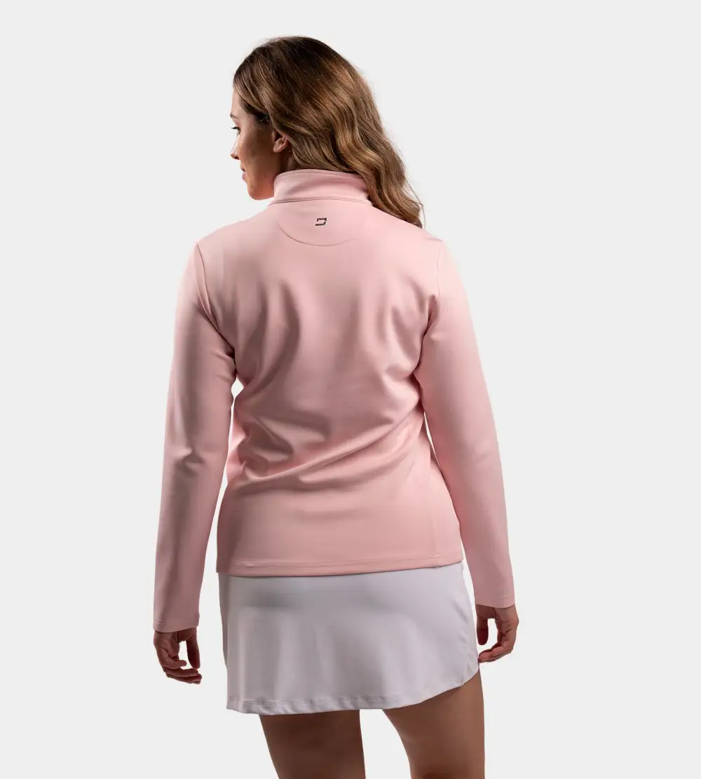 LADIES ULTRA BLEND MIDLAYER - BLUSH - Image 3