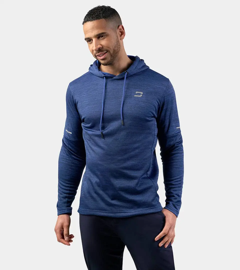 MENS ULTRA FIT HOODIE - BLUE FLEK - Image 2