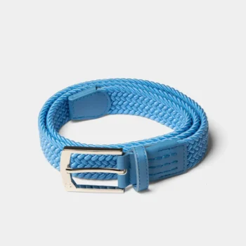 LADIES WEBBED BELT - BLUE