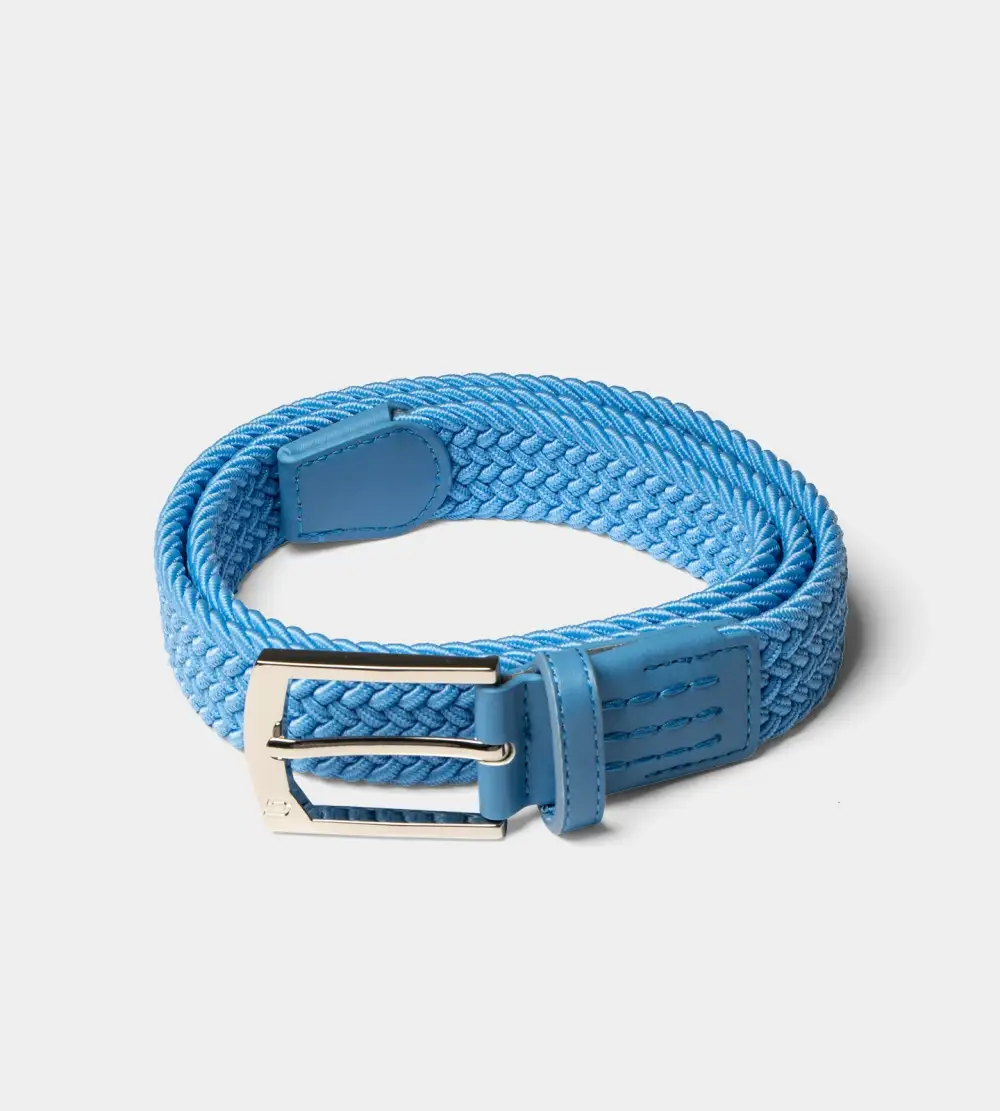 LADIES WEBBED BELT - BLUE