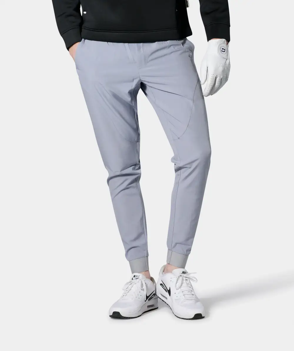 LUXE GOLF JOGGERS - GREY - Image 4