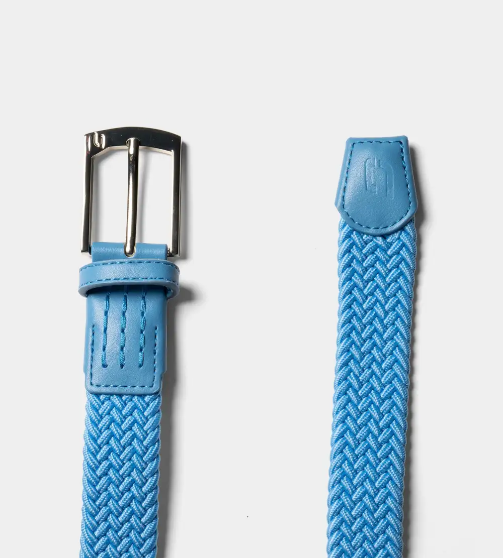 LADIES WEBBED BELT - BLUE - Image 4