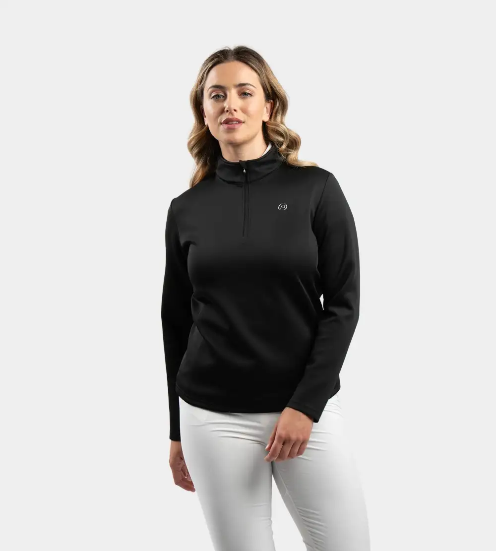 LADIES ULTRA BLEND MIDLAYER - BLACK