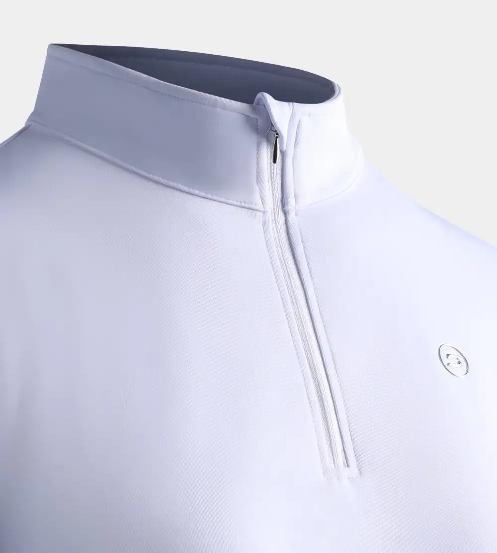 LADIES ULTRA BLEND MIDLAYER - WHITE - Image 4