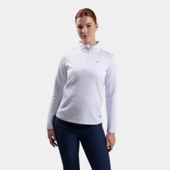 LADIES ULTRA BLEND MIDLAYER - WHITE