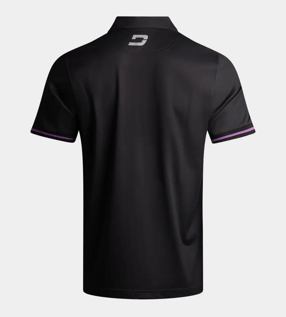 MODERN ABSTRACT POLO - BLACK - Image 2