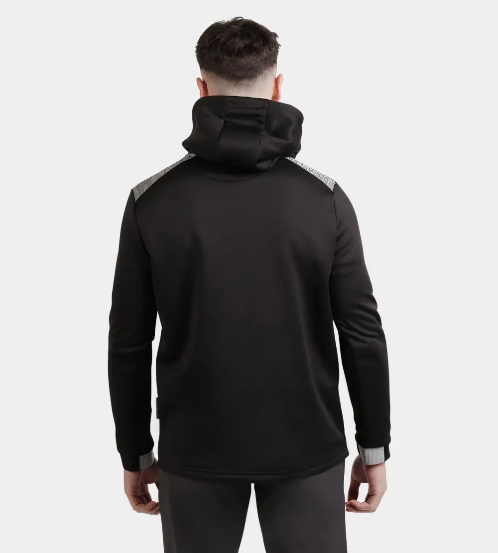 TEE-TIME HOODIE - BLACK - Image 4