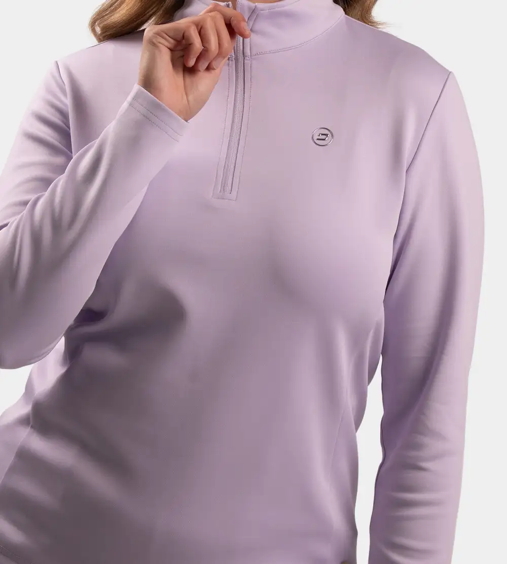 LADIES ULTRA BLEND MIDLAYER - LAVENDAR - Image 2