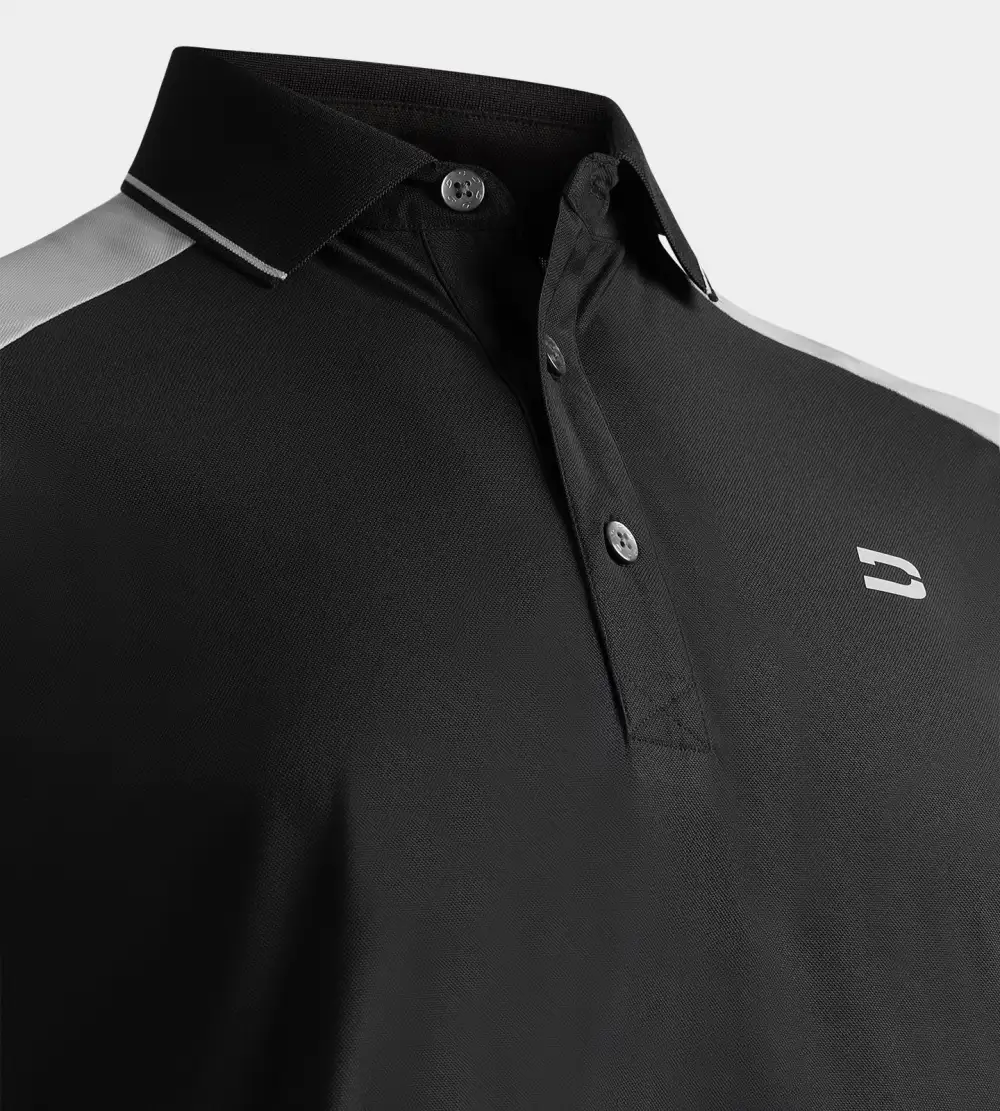 LUKEY POLO - BLACK - Image 3