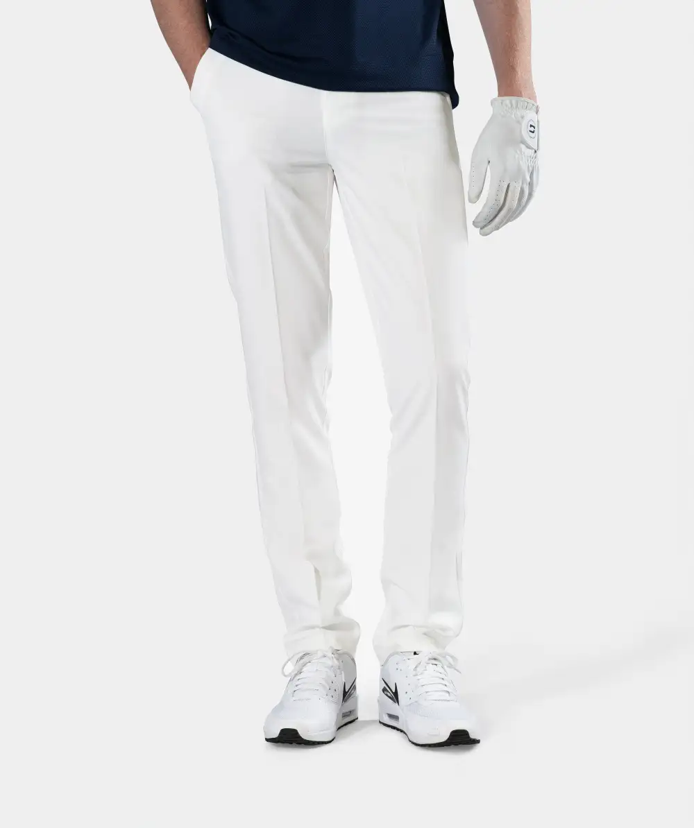 MENS CLIMA GOLF TROUSERS - WHITE
