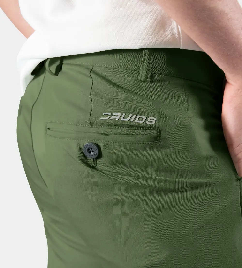 MENS CLIMA GOLF TROUSERS - KHAKI - Image 5