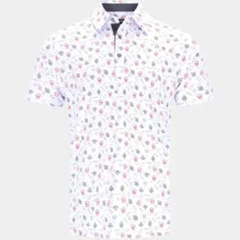 HOPS N BARLEY POLO - WHITE