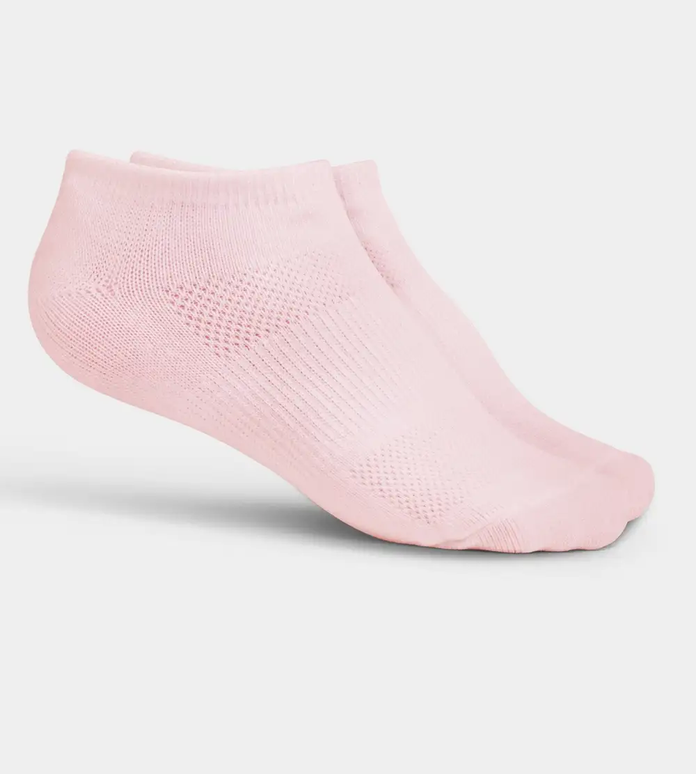 LADIES TRAINER ANKLE SOCKS - PINK