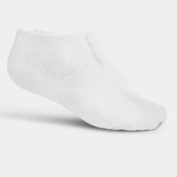 LADIES TRAINER ANKLE SOCKS - WHITE