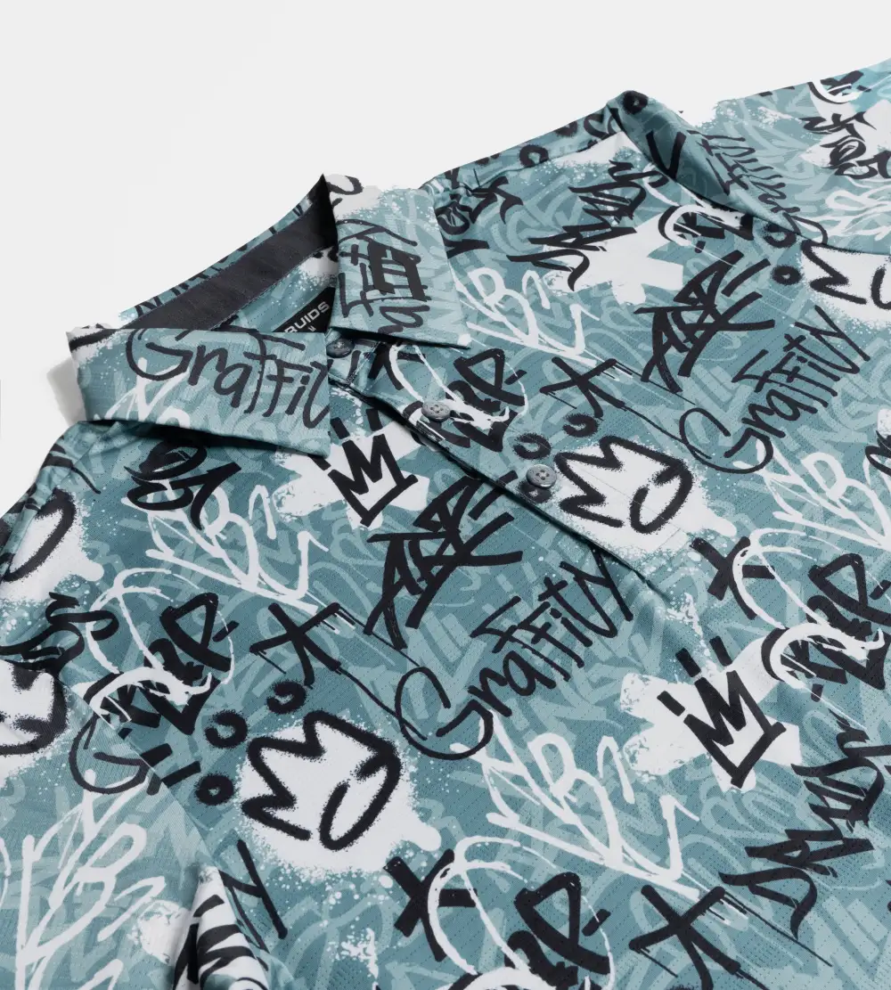 GRAFFITI POLO - SAGE - Image 4