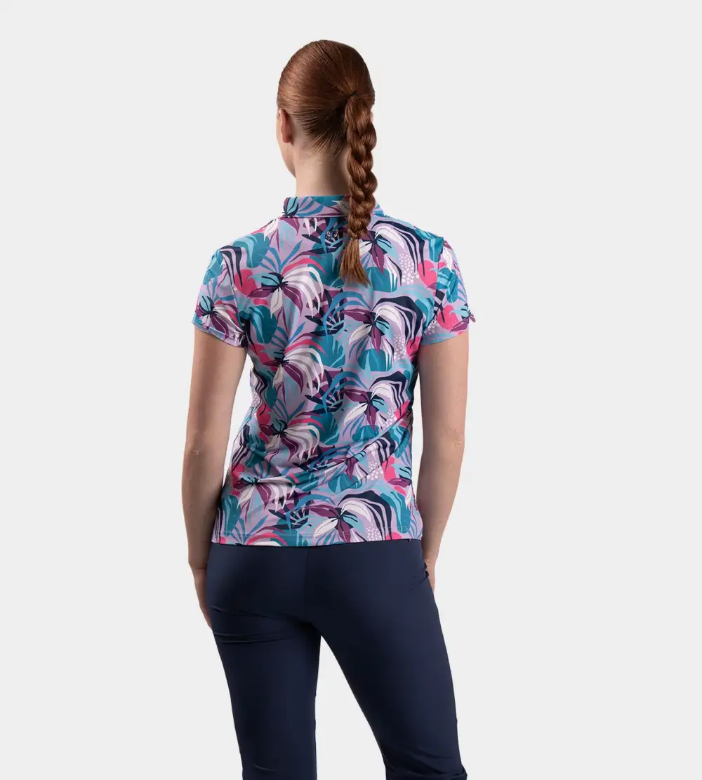 LADIES TROPIC POLO - LAVENDAR - Image 3