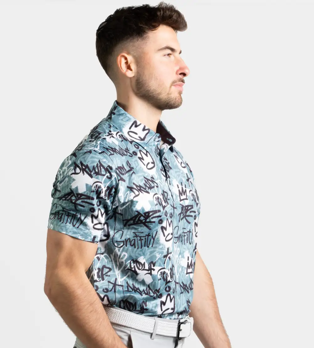 GRAFFITI POLO - SAGE - Image 3