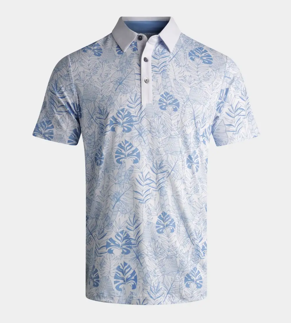TROPICAL POLO - BLUE