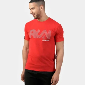 MEN'S RUN SPORTS T-SHIRT - RED