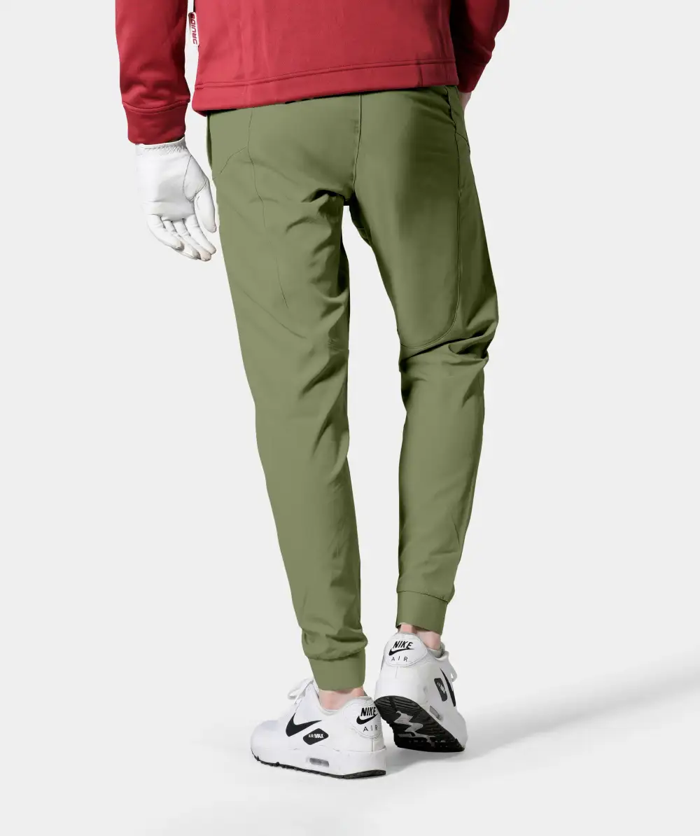LUXE GOLF JOGGERS - KHAKI - Image 5