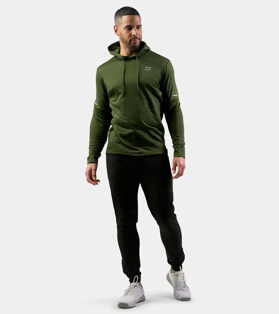 MENS ULTRA FIT HOODIE - KHAKI FLEK - Image 7