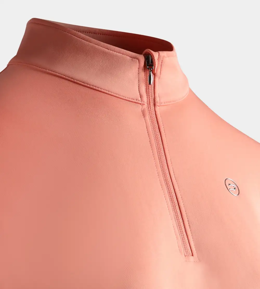 LADIES ULTRA BLEND MIDLAYER - CORAL - Image 4