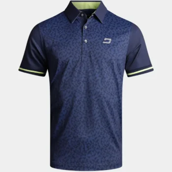 MODERN ABSTRACT POLO - NAVY