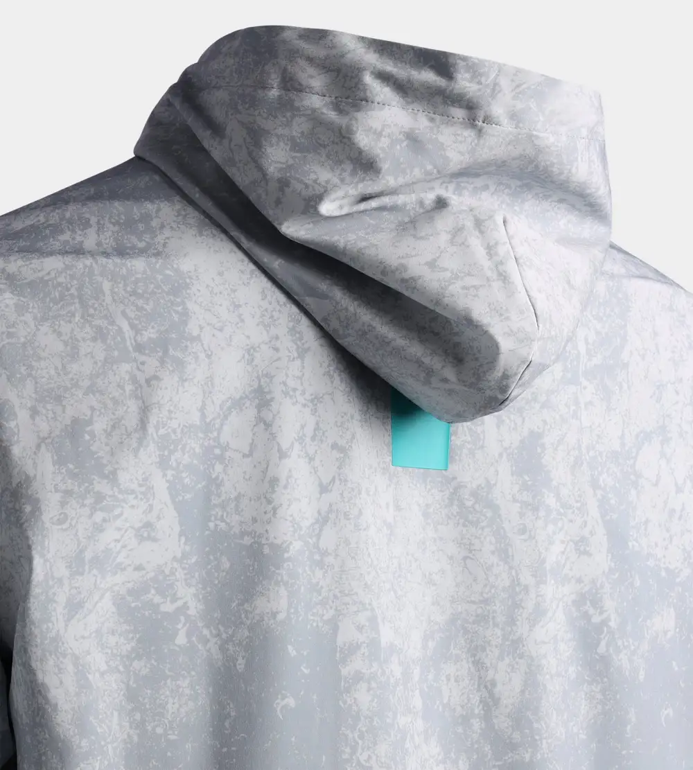 BLIZZARD JACKET - GREY / TEAL - Image 4