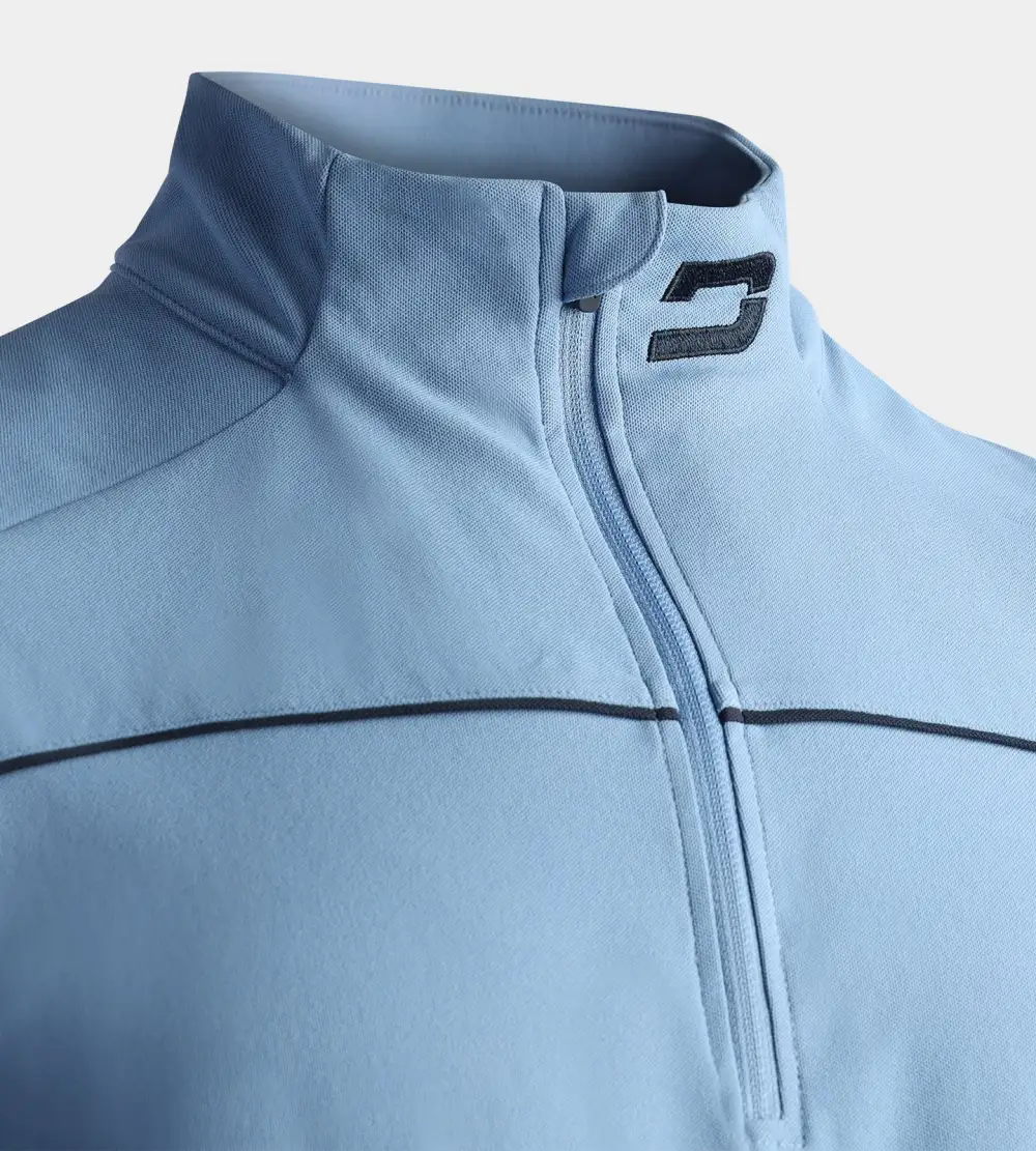 PIQUE SLEEVELESS - BLUE - Image 3