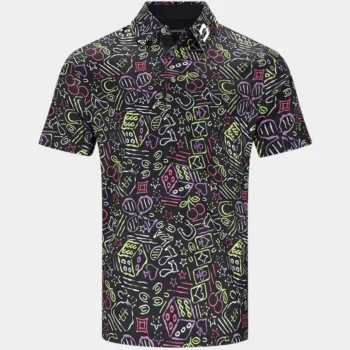 LUCKY 7 POLO - BLACK