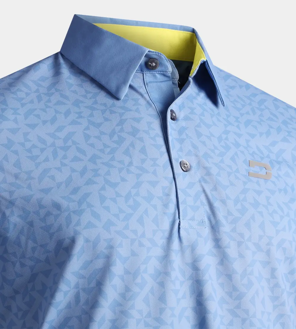 MODERN ABSTRACT POLO - BLUE - Image 3