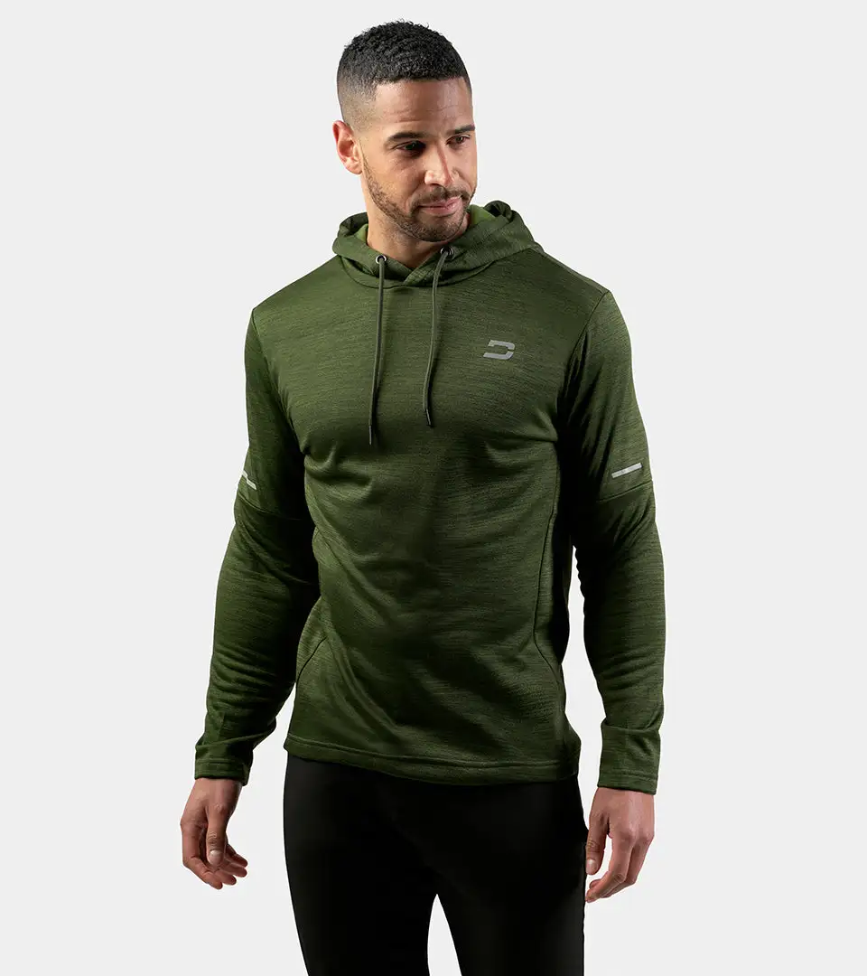 MENS ULTRA FIT HOODIE - KHAKI FLEK - Image 4