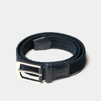 LADIES WEBBED BELT - NAVY