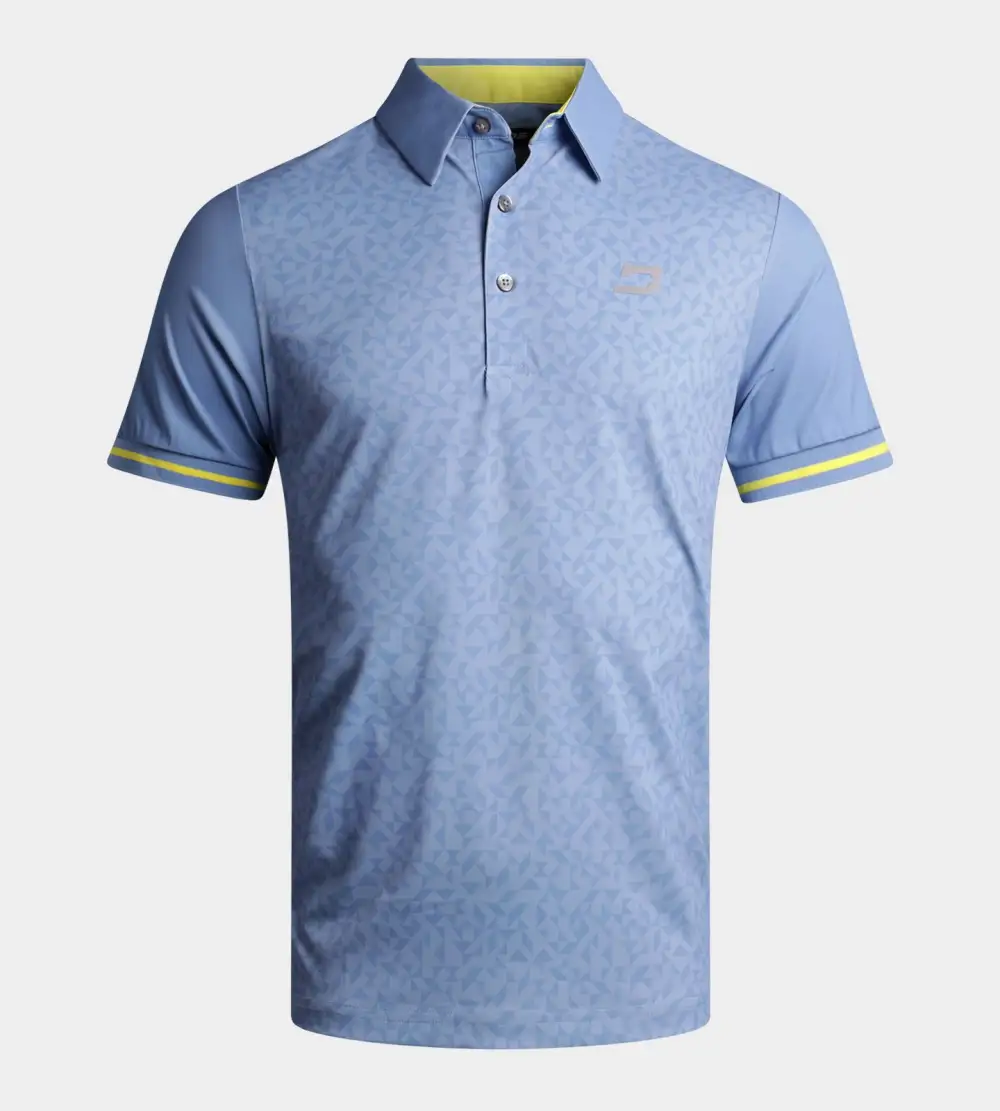 MODERN ABSTRACT POLO - BLUE