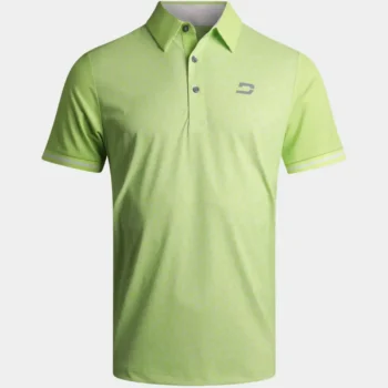 MODERN ABSTRACT POLO - LIME