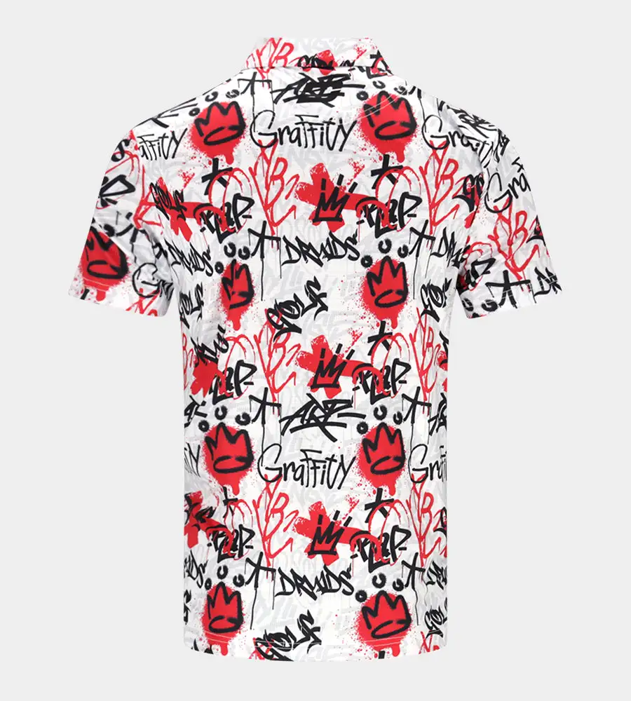 GRAFFITI POLO - WHITE - Image 2