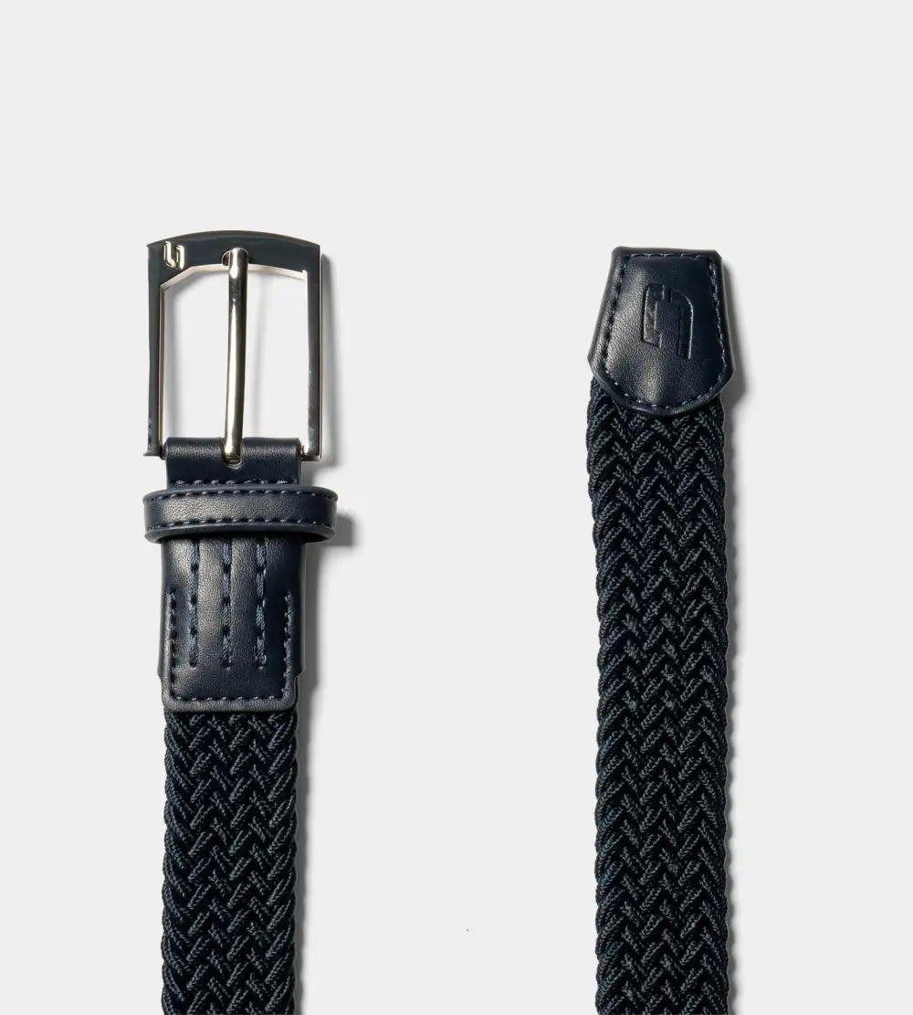 LADIES WEBBED BELT - NAVY - Image 2