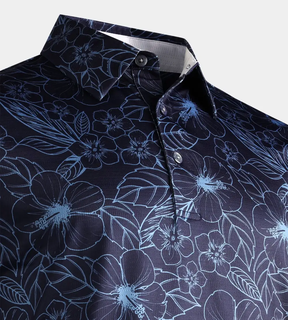HIBISCUS POLO - NAVY - Image 3