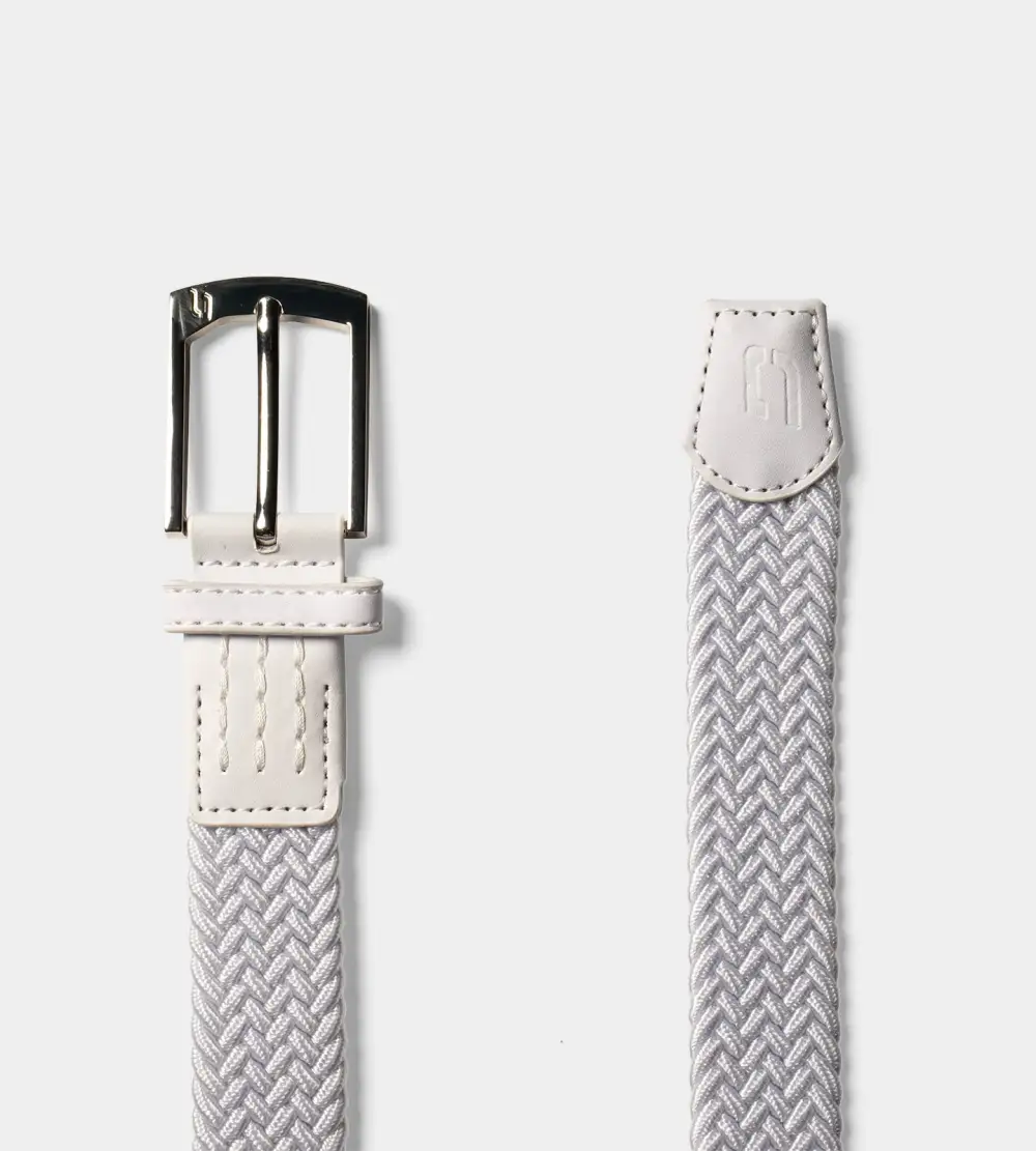 LADIES WEBBED BELT - WHITE - Image 2