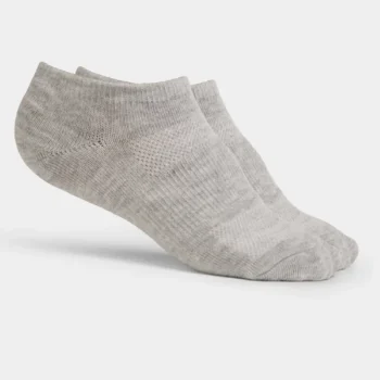 LADIES TRAINER ANKLE SOCKS - GREY
