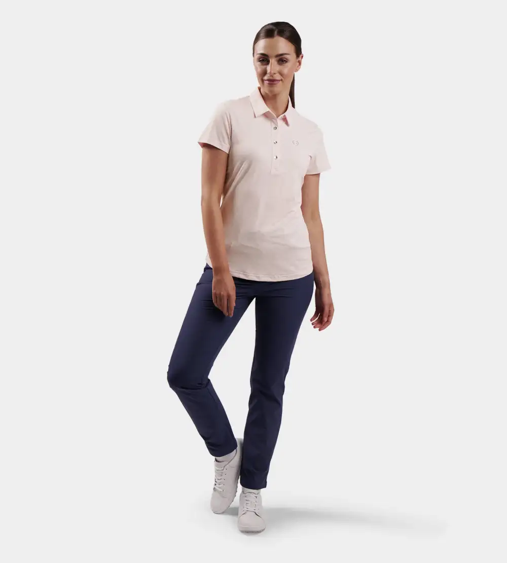 LADIES PETAL POLO - BLUSH - Image 6