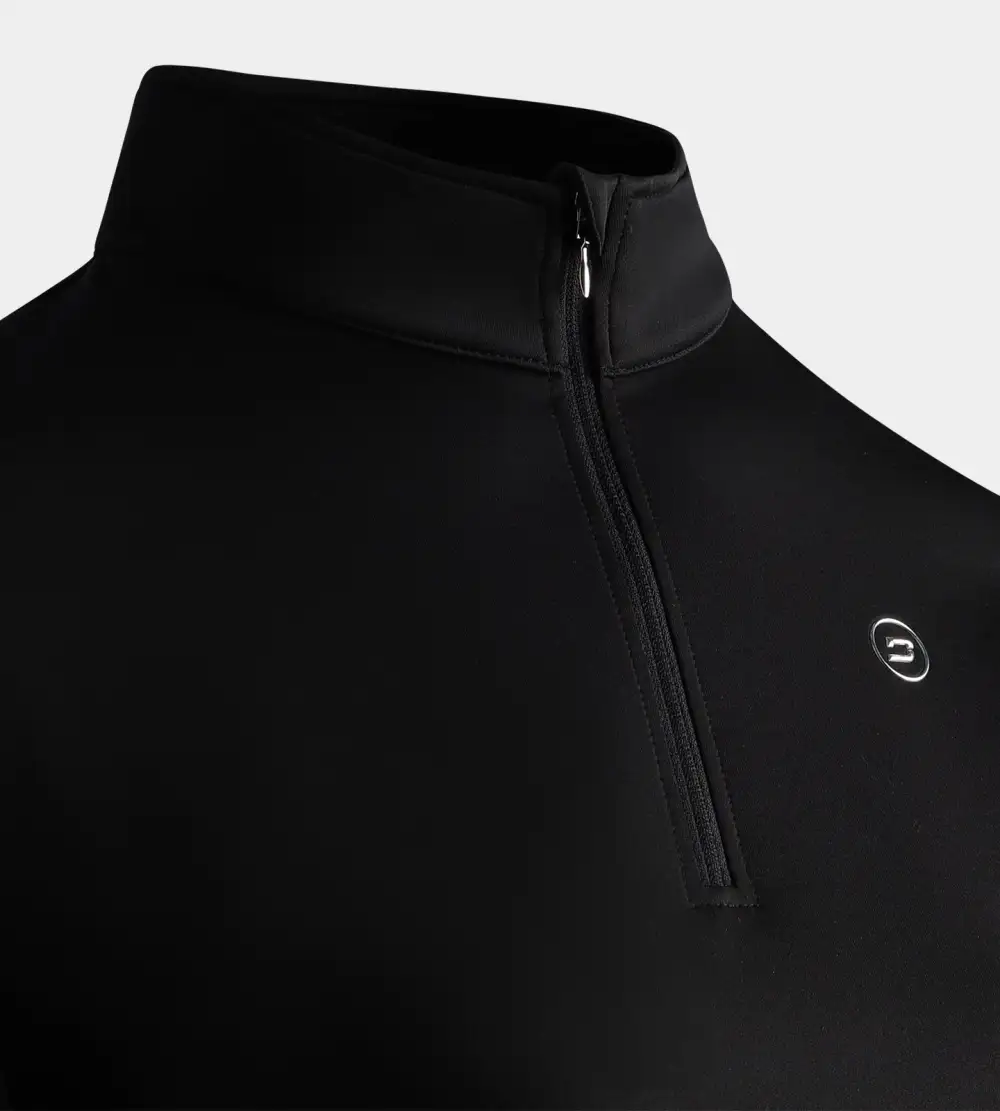 LADIES ULTRA BLEND MIDLAYER - BLACK - Image 4