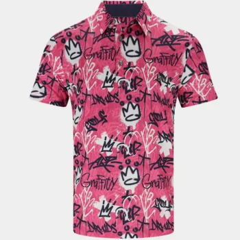 GRAFFITI POLO - PINK