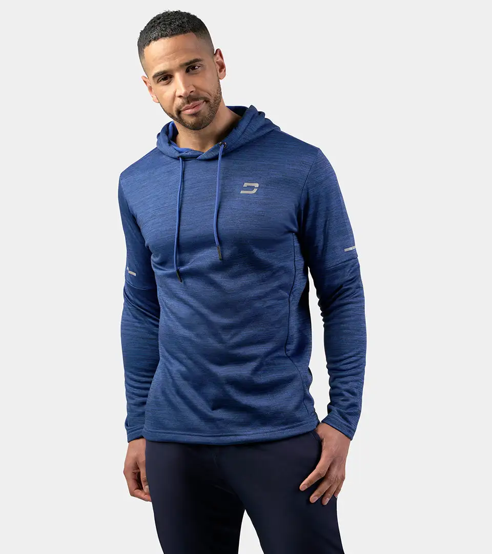 MENS ULTRA FIT HOODIE - BLUE FLEK - Image 6